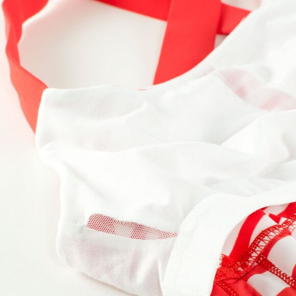 Lululemon Track and Train Tank in Twin Stripe Love Red - Picture 6 of 11